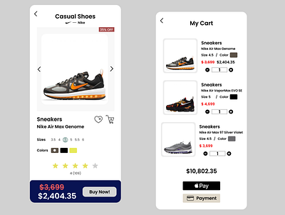 e-commerce app ecommerce frontend graphic design mexico shoes sneakers tenis ui