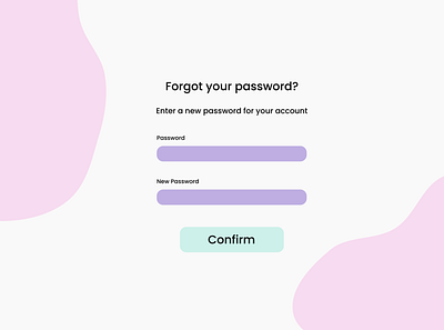Restore Password colors forgot frontend mexico password pastel restore ui