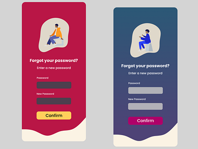 Restore Password Mobile css design figma frontend graphic design mexico ui