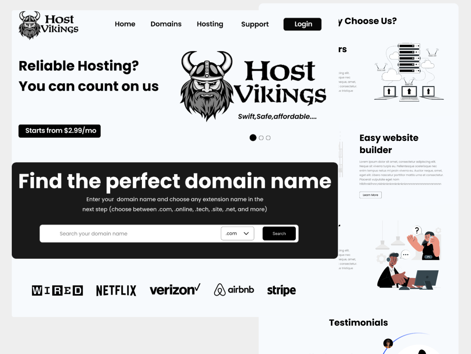 Design Web Hosting Designs, Themes, Templates And Downloadable Graphic ...