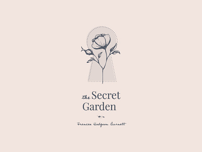 The Secret Garden 100 days project book titles flowers garden key hole lock pink secret
