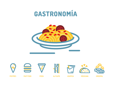 My first icons. Gastronomy food gastronomy icons