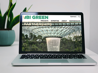 UbiGreen Partnerships Page architecture branding call to action graphic design logo responsive logo design ui vector webpage