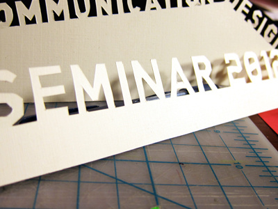 Seminar 2012 part 2 cutpaper