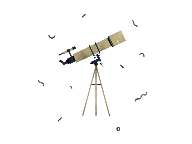 Telescope after effects gif illustration illustrator photoshop space telescope