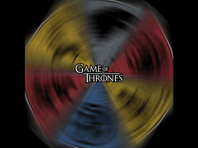 A Kingdom Divided (Cool-Merch) 2d divided fairground game of thrones kingdom motionblur spin vector