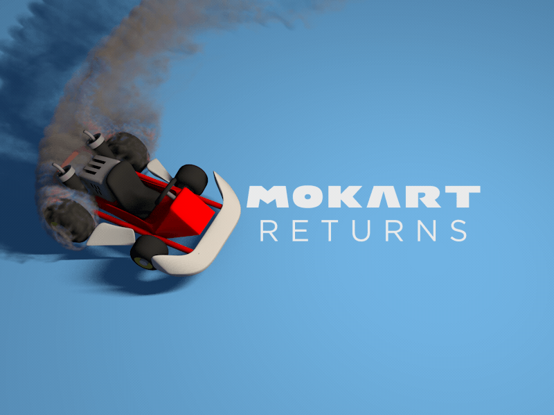 #Mokart Returns c4d drift kart loop mario mograph mokart smoke tfd