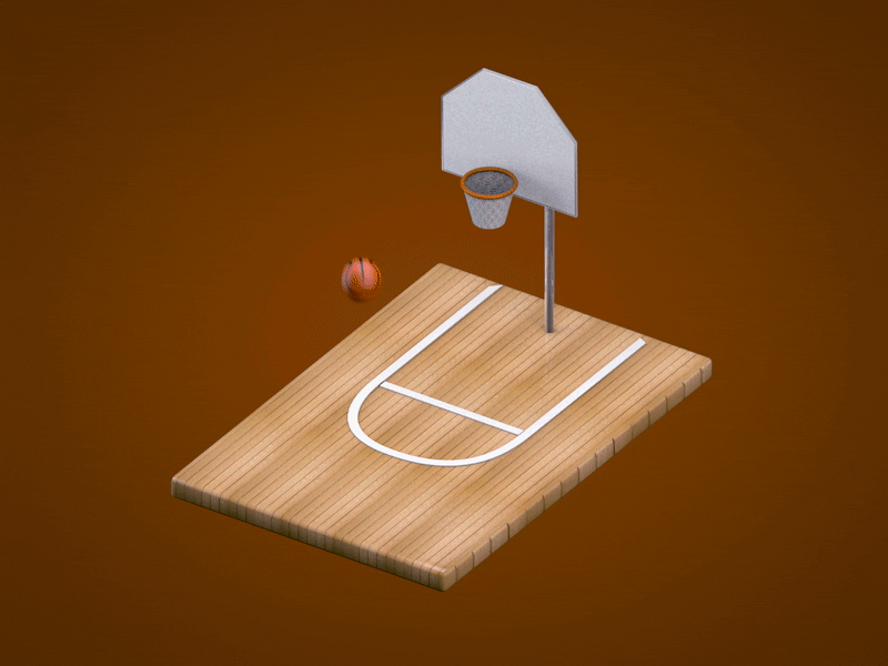 Basketball ball basket basketball bb c4d dunk free throw swish