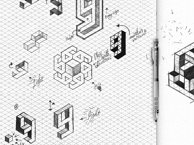 Logo design process architecture branding logo sketch wow