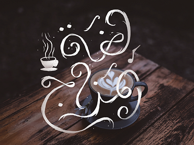 لغة المزاج - Arabic lettering in Photoshop arabic calligraphy art calligraphy coffee lettering photoshop typography المزاج خط خط عربي خطاط لغة