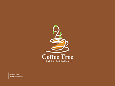 Coffee Tree brand branding culture cafe logo coffee illustration logo tree