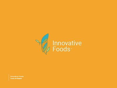 Innovative Foods ™ brand branding food icon illustration innovative logo