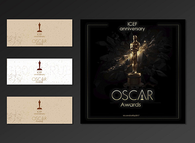 Oscar Event Materials design event graphic design illustration oscar poster posters tickets typography vector