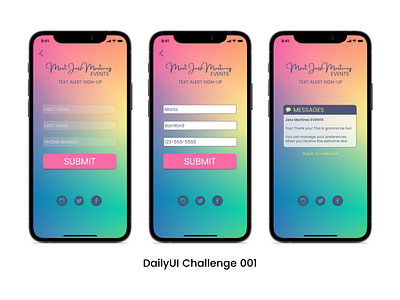 DailyUI Challenge 001