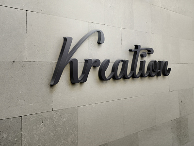 Kreation - Logo Design and Mockup branding design illustration logo ui