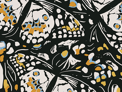 Animal Pattern - butterfly abstract animal animal pattern background desain design grafis graphic design illustration pattern