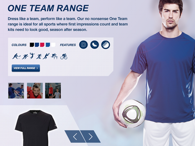 Spalding Detail background blue menu navigation sport web design website