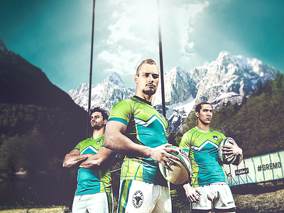 RUGBY SLOVENIA poster flyer manipulation poster rugby slovenia sports