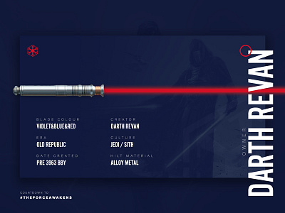 Darth Revan - Star Wars Lightsabers Series