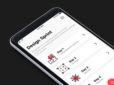 ENSO - Design Sprint android app design sprint illustration ios iphone mobile pixel sprint timer ui ux
