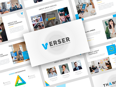 Verser - Finance Presentation Google Slides Template presentation