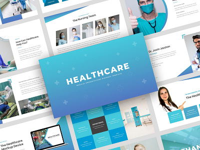 Healthcare - Medical Presentation Business PowerPoint Template covid