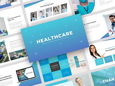 Healthcare - Medical Presentation Business Google Slide Template covid