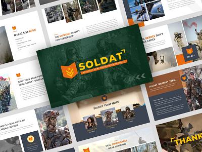 SOLDAT - Military and Army Presentation PowerPoint Template powerpoint