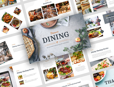 Dining - Restaurant Presentation PowerPoint Template powerpoint