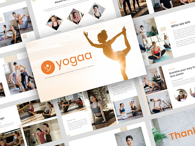 Yogaa - Yoga Presentation Google Slides Template yoga