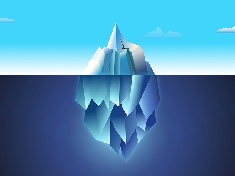 Iceberg  Subconscious Mind   Background HD wallpaper  Pxfuel