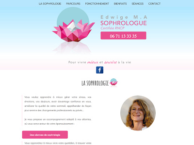 Sophrology website poitiers sophrologie sophrology webdesign website