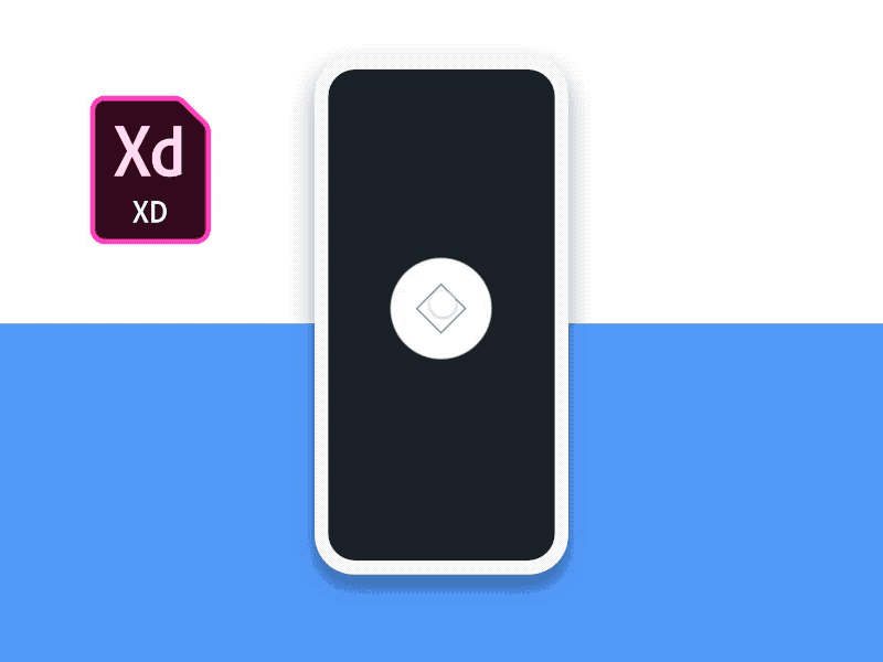 Adobe XD : Simple shape transitions / transitions simples adobe xd animation autanimate autoanimate concept design gif ipone layout mobile poitiers transitions