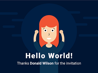 Hello Wrold! hello dribbble