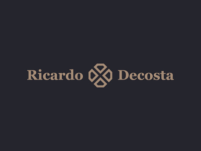 Ricardo Decosta brand mark branding logo hotel spa