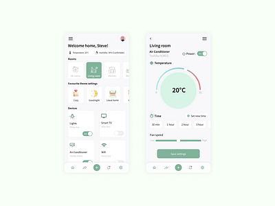 Smart home app app design clean daily ui dailyui dailyui 21 dailyuichallenge design home home monitoring home monitoring dashboard mobile mobile app mobile design simple smart home smart home app ui ui design uidesign uxui