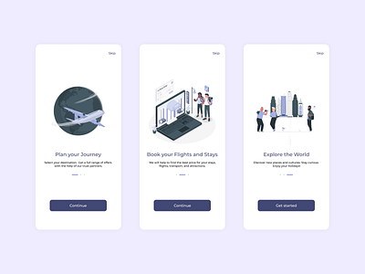 Travel Agency App - Onboarding