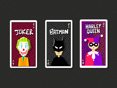 DC Cards batman card dc dc comics harleyquinn joker playingcard
