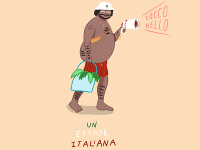 Coco Bello beach character design cocobello design graphic design illustration summer