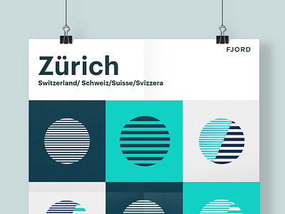 Fjord Zurich studio Identity branding design graphic design illustration logo typography vector