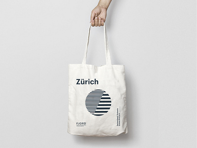 Fjord Zurich - Studio Identity bag branding design illustration logo typography vector