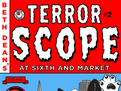 Mini Comic - Terrorscope at 6th & Market comic illustration