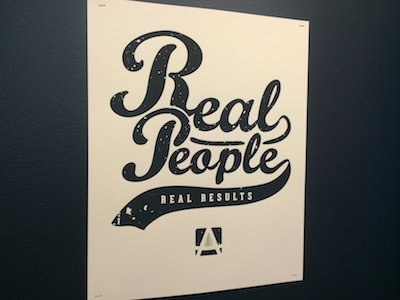 Facebook / Atlas screen printed poster facebook hand lettering illustration screen print screenprint type