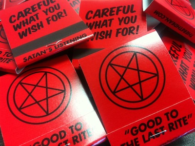 Emergency Sacrifice matches are in! evil matches satan