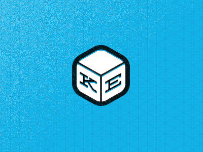 Personal Logo in Cube cube deming e grid icon isometric isometric grid k logo mark personal logo personal mark