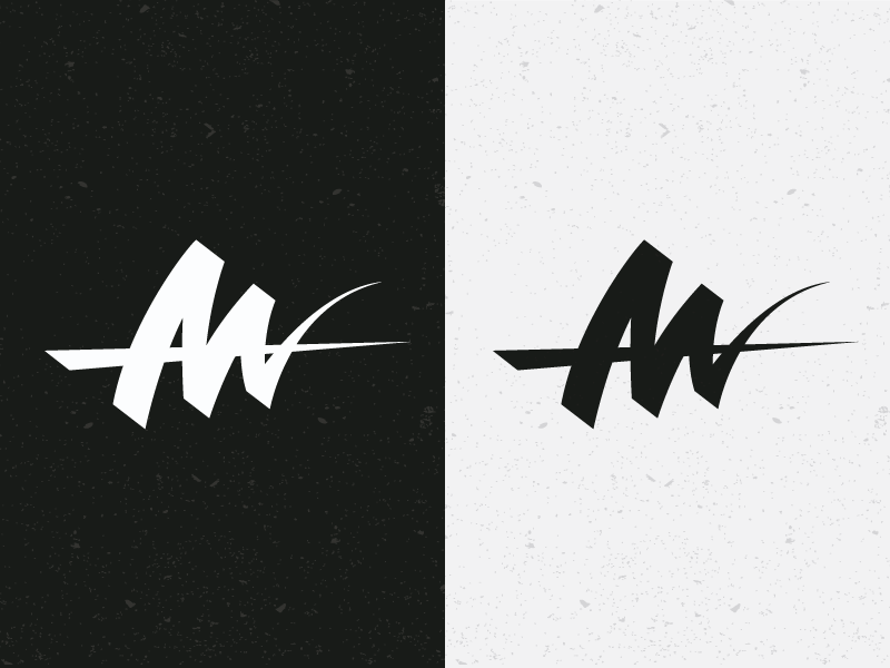 AM Logotype idea type identity brand minimal simple letters logotype logo