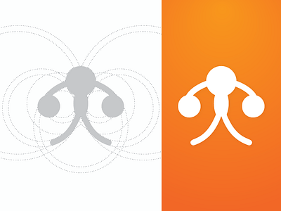 GreyOrange Logomark branding concept design geometrical icon illustration logo machine mark monogram robot vector