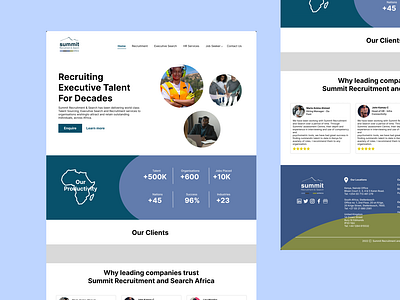 Recruitment Website - UI Design