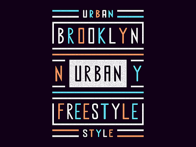 Brooklyn print. art brooklyn design new york city nyc poster print retro t shirt design typography vector vintage