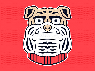 Bulldog print. animal bulldog design dog dog logo emblem engraved halftone illustration logo mascot poster print retro t shirt design vector vintage